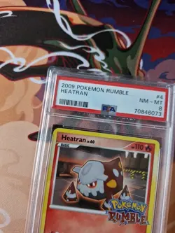 PSA 8 heatran 4/16 pokemon rumble - Image 2