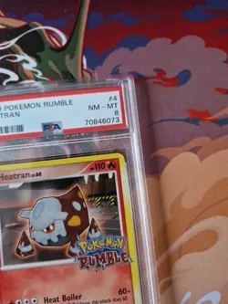 PSA 8 heatran 4/16 pokemon rumble - Image 3