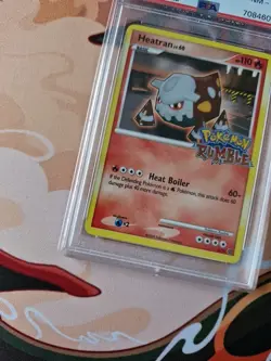 PSA 8 heatran 4/16 pokemon rumble - Image 5