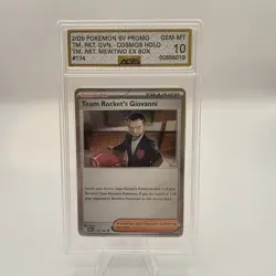 Pokemon Team Rockets Giovanni COSMOS HOLO PROMO 174/182 AGS GEM MINT 10 - Image 1