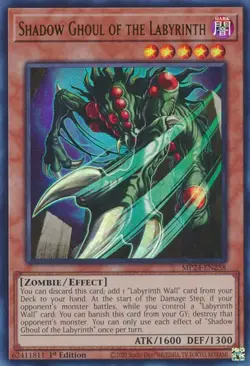 x3 Shadow Ghoul of the Labyrinth - MP24-EN258 - Ultra Rare - 1st Edition Yu-Gi-O - Image 1
