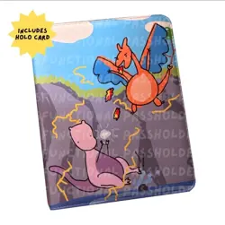 Dysfunctional Passholder Mewtwo Charizard Pokenot Binder + Holo Card New IN HAND - Image 2