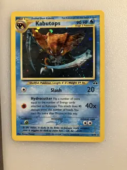 Pokemon TCG Kabutops Holo Rare Card 6/75 Neo Discovery - Image 1
