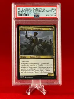 2019 Magic The Gathering WINTERMOOR COMMANDER 205 PSA 10 MTG Throne Eldraine T66 - Image 1