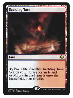 Magic The Gathering Modern Horizons 2 MH2 2021 #254 Scalding Tarn NM x1 LOT1 - Image 1