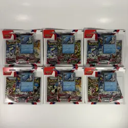 6x Pokemon TCG Scarlet & Violet 3-Pack Blister – Dondozo Promo Sealed - Image 1