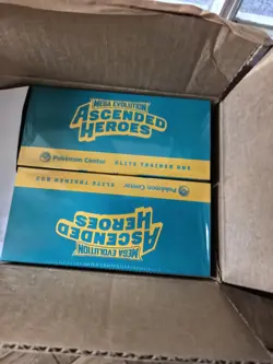 Pokemon TCG 2x Ascended Heroes Pokemon Center Elite Trainer Box ETB New In Hand - Image 1