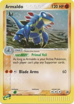 Armaldo - 1/100 - Holo Rare HP, English Pokemon EX Sandstorm - Image 1