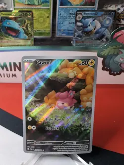 Pawmi 226/091 Paldean Fates Illustration Rare (IR) Ultra Rare Pokemon TCG NM - Image 1