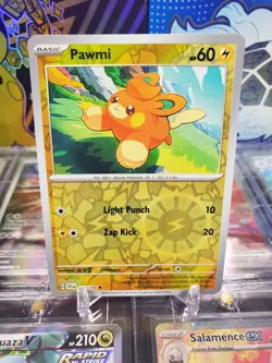 Pawmi 074/198 Reverse Holo Common Pokemon TCG Scarlet & Violet Base Set - Image 1