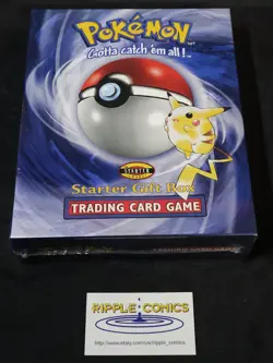 1999 Pokemon Starter Gift Box Set Factory Sealed WOC06082 - Image 1