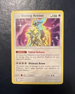 Pokemon TCG Shining Arceus Shining Legends 57/73 Reverse Holo Holo Rare - Image 1