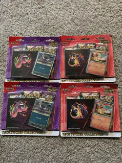Pokemon Ascended Heroes Tech Sticker Collection Lot of 4 - Image 1
