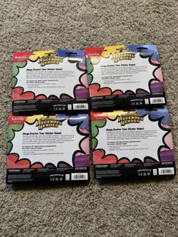 Pokemon Ascended Heroes Tech Sticker Collection Lot of 4 - Image 2
