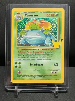Venusaur 15/102 Holo Bleed Pokemon 2022 Celebrations: Classic Collection NM - Image 1