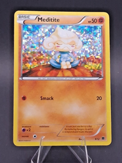 Meditite 9/12 McDonald's 2015 Promo - Confetti Holo - NM - Pokemon TCG XY - Image 1