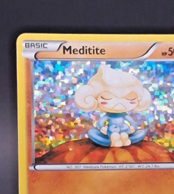 Meditite 9/12 McDonald's 2015 Promo - Confetti Holo - NM - Pokemon TCG XY - Image 4