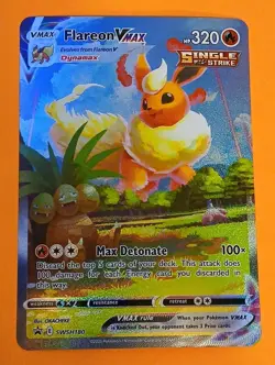 Flareon SWSH180 Vaporeon SWSH182 Jolteon SWSH184 VMAX Jumbo Promo Cards Set Of 3 - Image 2