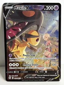 Mawile V TG17/TG30 Ultra Rare Trainer Gallery Silver Tempest Pokemon Card - Image 1