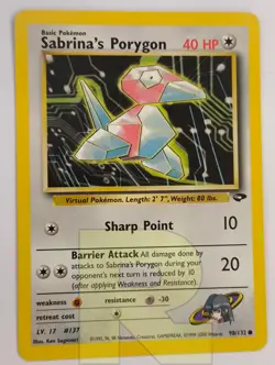 Sabrina's Porygon ® Gym Challenge 98/132 ® Comune ® Pokemon ® Inglese ® EX+ - Image 1