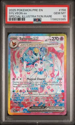 [PSA 10] Sylveon ex 156/131 Prismatic Evolutions Special Illustration POKEMON - Image 1