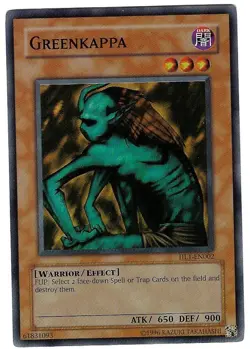 YUGIOH - GREENKAPPA - HOBBY LEAGUE 1 - SUPER RARE - EXCELLENT - HL1-EN002 - Image 1
