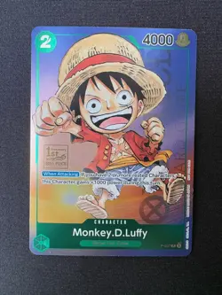 2023 One Piece Promo Monkey. D. Luffy 1st Anniversary Tournament PTCP #P-037 - Image 1