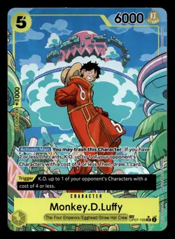 Monkey.D.Luffy (TR) OP07-109 Treasure Rare Two Legends One Piece - Image 1