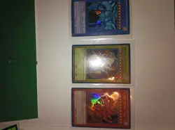 Yugioh Egyptian God Cards Set Slifer Obelisk Ra Ultra Rare YGLD-ENG01 G02 G03 - Image 1