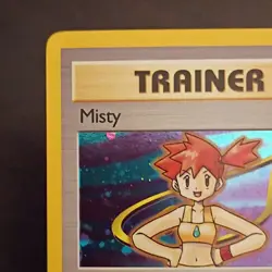 Pokemon Misty Gym Heroes 18/132 Holo Rare Trainer Card Wizards 2000 Unlimited - Image 2