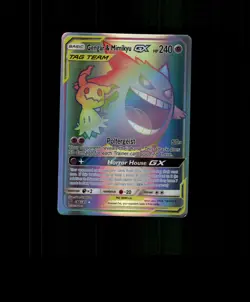Fan-Art READ DESCRIPTION BELOW HOLO GENGAR Card MIMIKYU Pokemon Card p3 - Image 1