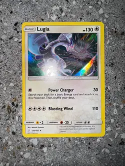 Pokemon TCG Cards Lugia 131/181 Team Up Holo Rare - Image 3