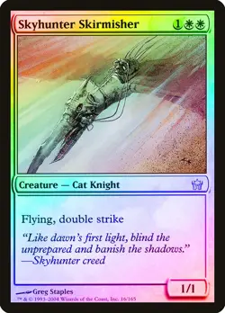 Skyhunter Skirmisher FOIL Fifth Dawn NM White Uncommon MAGIC MTG CARD ABUGames - Image 1