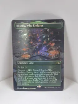 Boseiju Who Endures Kamigawa: Neon Dynasty Magic: The Gathering Borderless Foil - Image 1