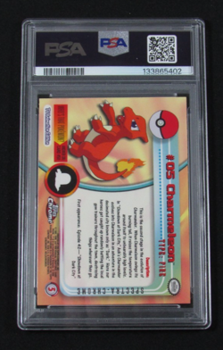 2000 Topps Chrome Pokemon T.V. #5 SPECTRA CHARMELEON PSA 7 NM - Image 2