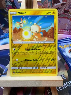 Minun 54/168 Uncommon Celestial Storm Pokemon Reverse Holo NM - Image 1