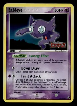 Sableye 22/108 Rare Power Keepers Holo Stamped Pokemon LP - Image 1