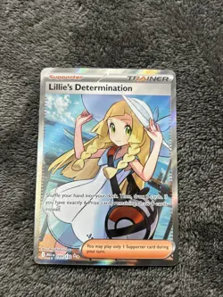 Pokemon TCG Lillie's Determination 169/132 Mega Evolution Ultra Rare Holo - Image 1