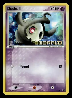 Duskull 46/106 Common Emerald Holo Stamped Pokemon LP - Image 1