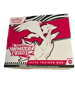 Pokemon Scarlet and Violet White Flare Elite Trainer Box ETB Factory Sealed - Image 1