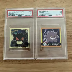 PSA 7 Lot 1999 Pokemon Artbox Series 1 Gengar Rare Gold Sticker #G02 - Image 1