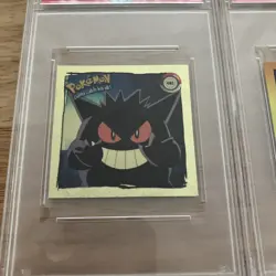 PSA 7 Lot 1999 Pokemon Artbox Series 1 Gengar Rare Gold Sticker #G02 - Image 2