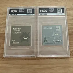 PSA 7 Lot 1999 Pokemon Artbox Series 1 Gengar Rare Gold Sticker #G02 - Image 4