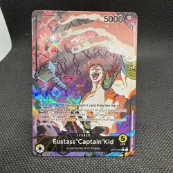 Eustass"Captain"Kid Leader Alt Art One Piece OP10-099 TCG English Card - Image 1