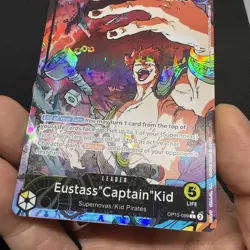 Eustass"Captain"Kid Leader Alt Art One Piece OP10-099 TCG English Card - Image 4