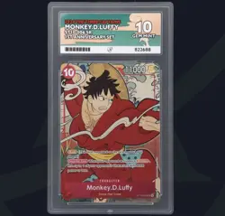 Monkey D Luffy ST10-006 - 1st Anniversary Premium Bandai Promo One Piece ACE 10 - Image 1