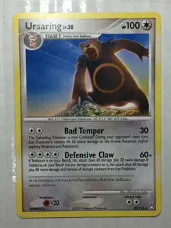 Pokemon Card Mysterious Treasures Rare Ursaring 38/123. FREE SHIPPING! - Image 1
