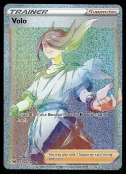 Pokemon Cards Volo 211/196 Lost Origin Rare Rainbow NM - Image 1