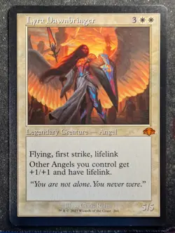 Lyra Dawnbringer - Retro Frame - Dominaria Remastered (MTG) - Image 1