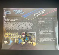Pokemon Center Elite Trainer Box Plus ETB: Crown Zenith Sealed - Image 2